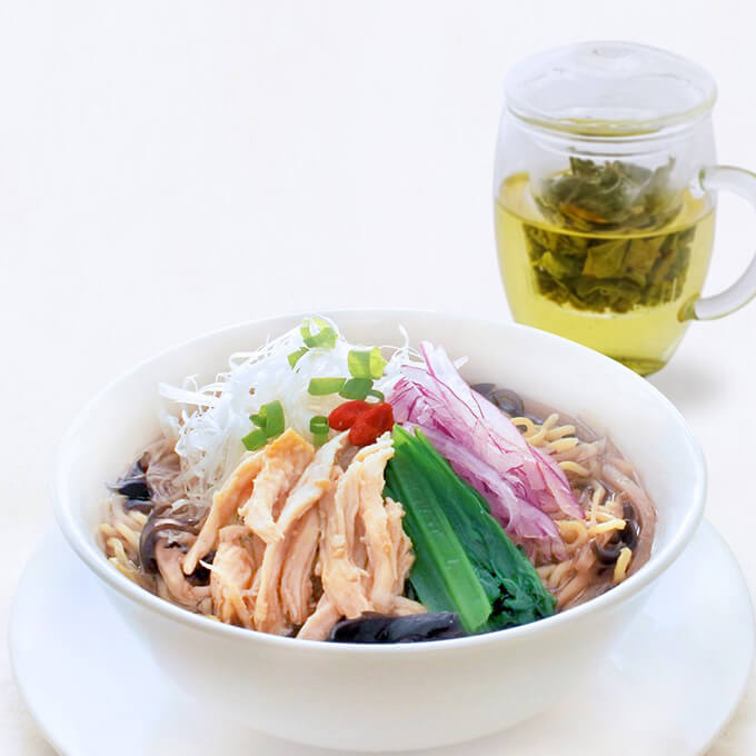 チャイナティーハウス茶語黒酢麺の画像