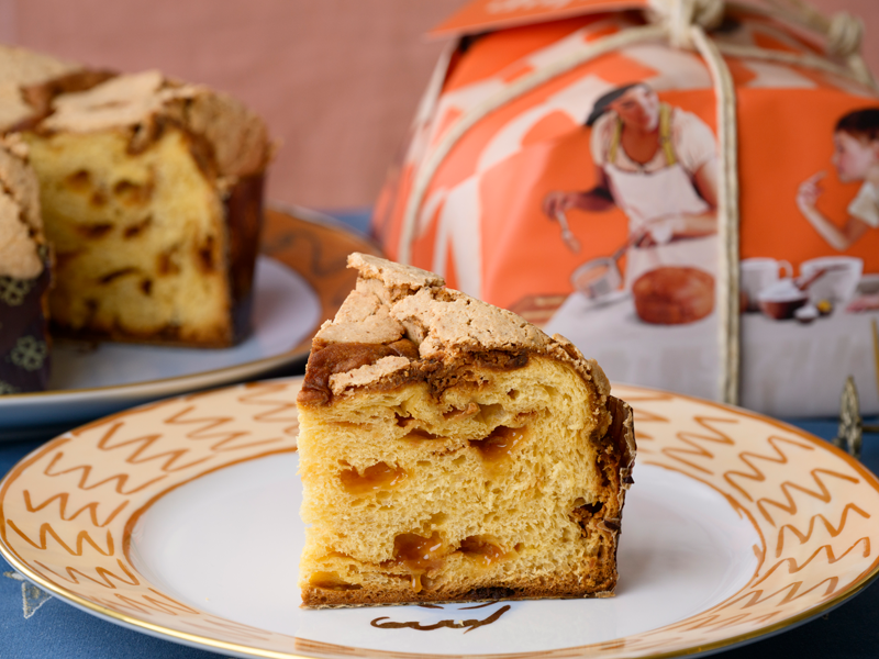 キャラメルホワイトチョコレートのパネットーネ750g