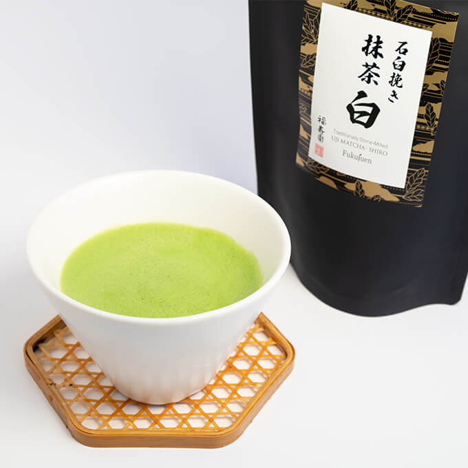 石臼挽き抹茶 白
