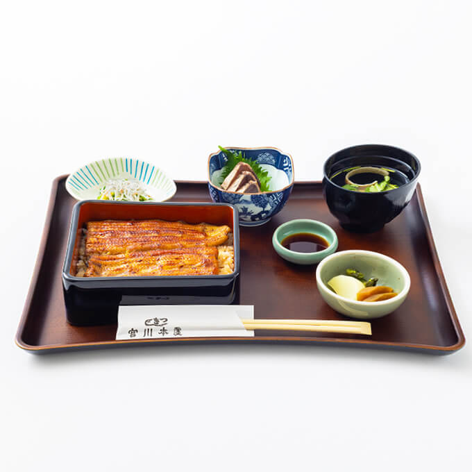 鰻と生しらすの贅沢盛り膳