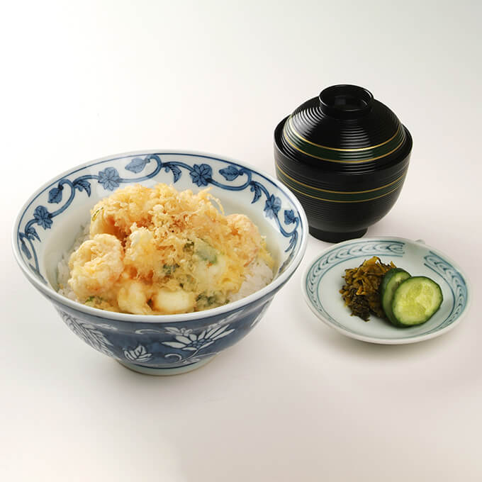 海鮮かき揚げ天丼