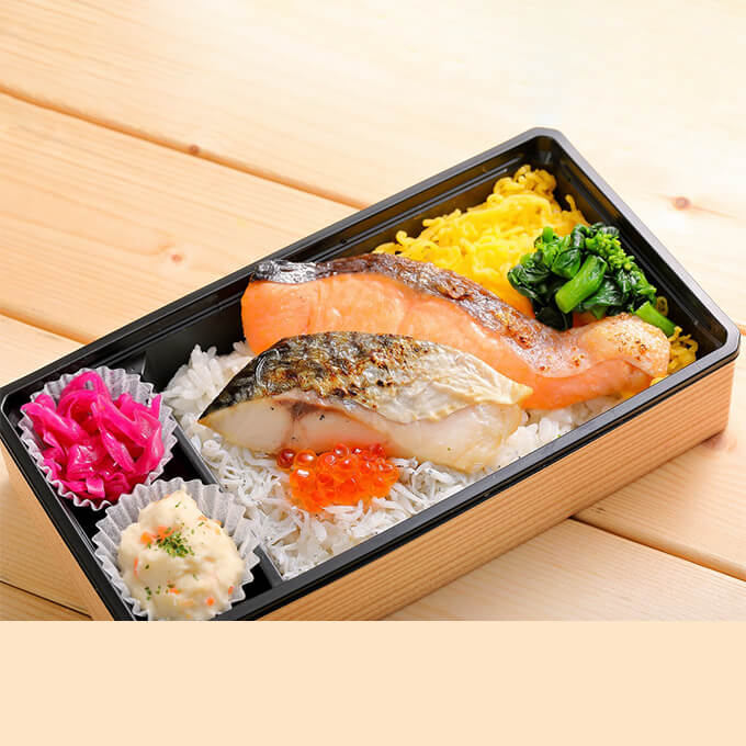 4種の海鮮めしBento