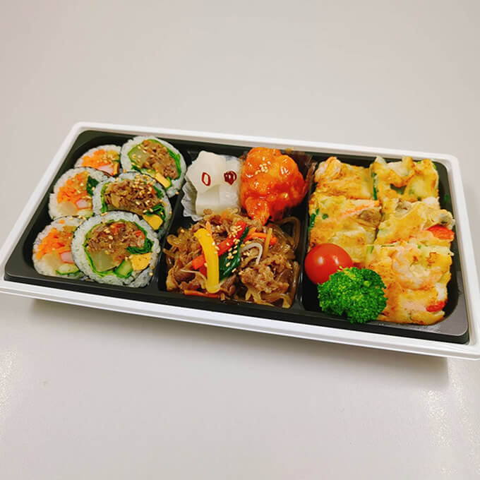 2種キンパの彩り膳