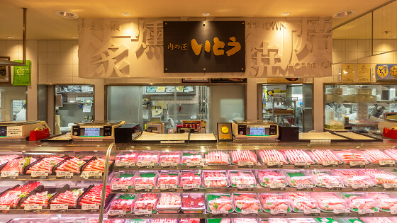 大丸札幌店のデパ地下ほっぺタウンの生鮮祭り 牛一頭セール
