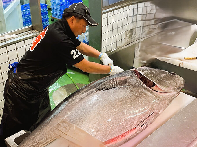 大丸札幌店鮮魚売場魚の北辰