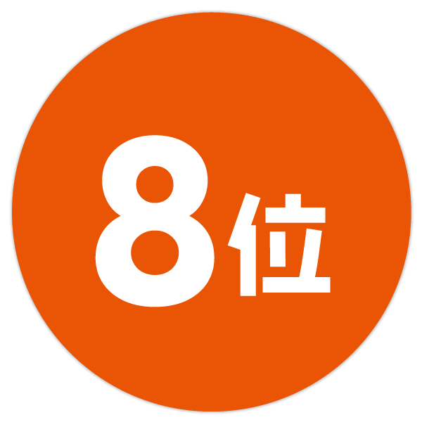 8位8票