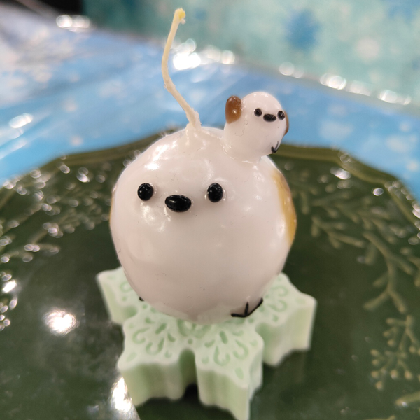 クリスマスキラキラジェルキャンドル