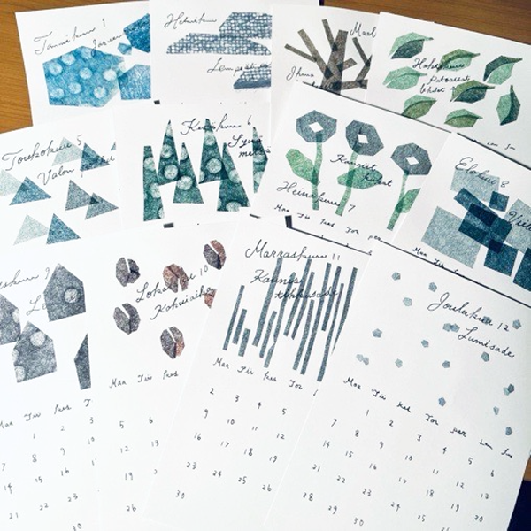 YOKO SATOのオリジナルカレンダー