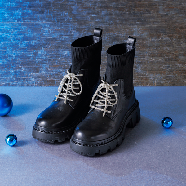 ニットショートブーツ 350IA124-4500