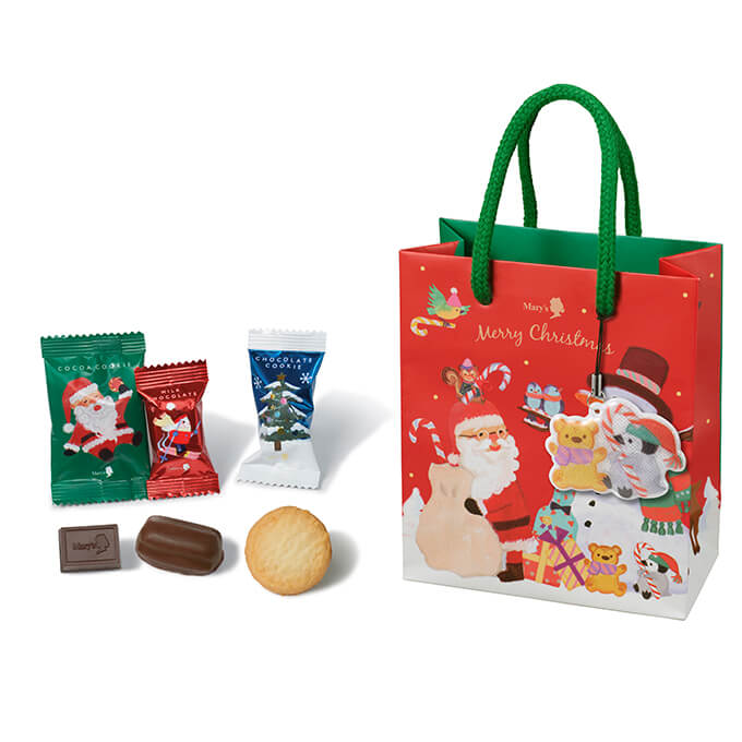 メリーチョコレートのクリスマスミニバッグ