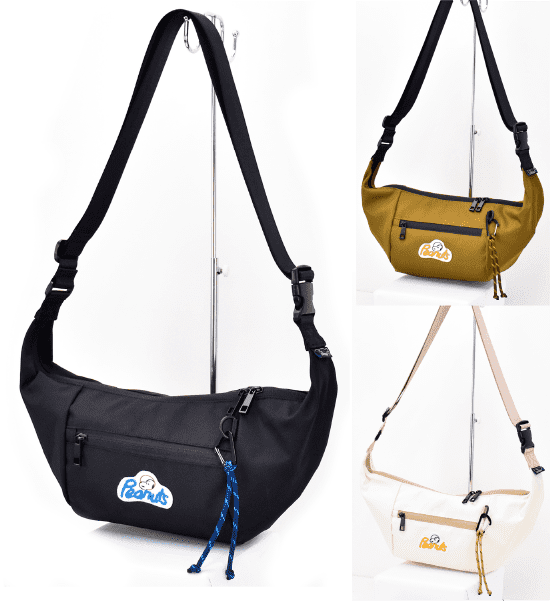 超撥水RE-PET バナナ型ショルダー各色