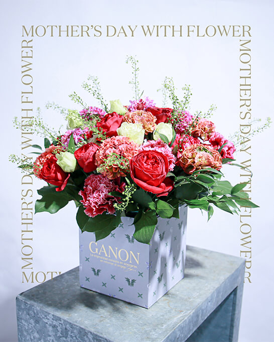 母の日に素敵なお花を贈りませんか Ganon Florist フラワーイベント 大丸札幌店 母の日に素敵なお花を贈りませんか Ganon Florist フラワーイベント 大丸札幌店
