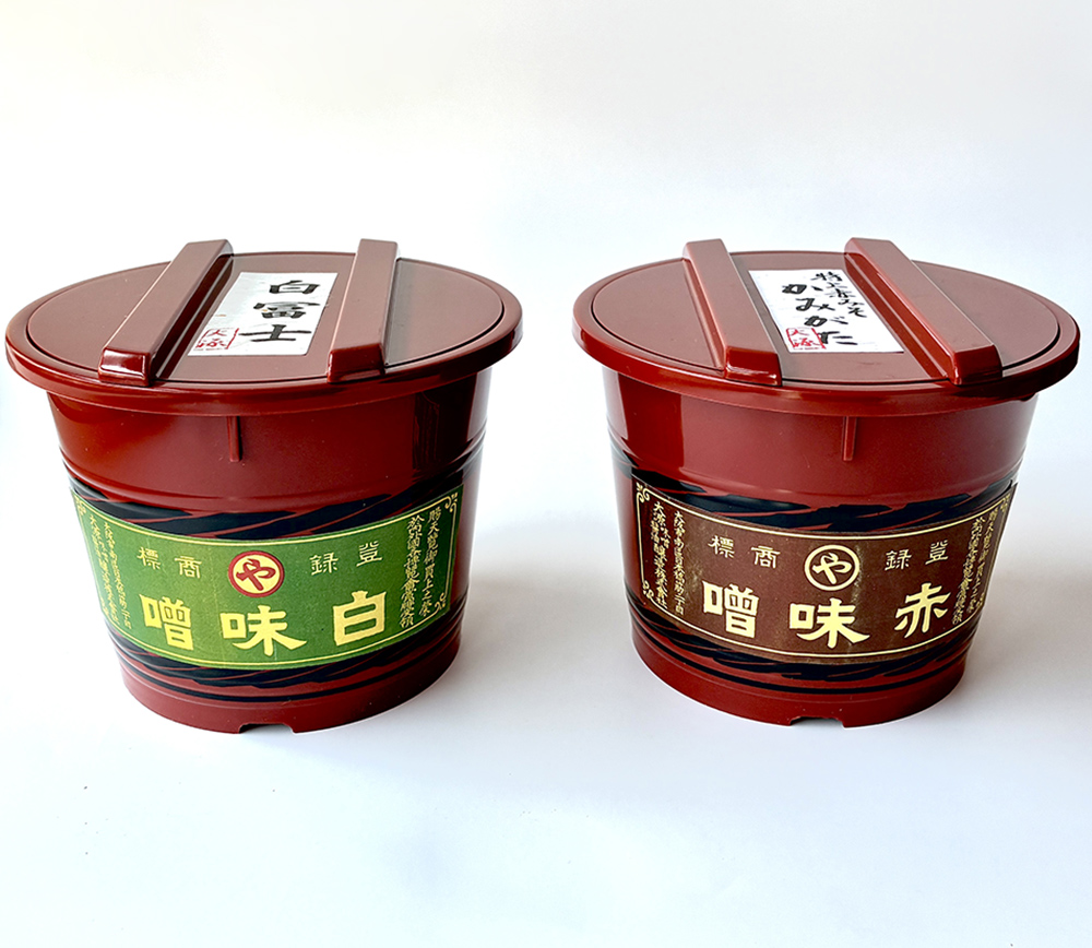 レトロラベルみやこ樽入り・味噌セット