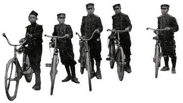 大阪店メッセンジャーボーイ（大正初期）