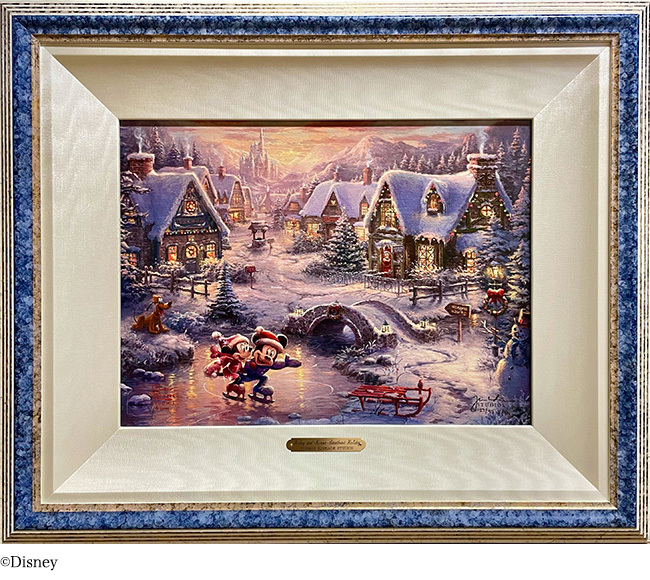 THOMAS　KINKADE STUDIOS 「Mickey and Minnie -Sweetheart Holiday] 