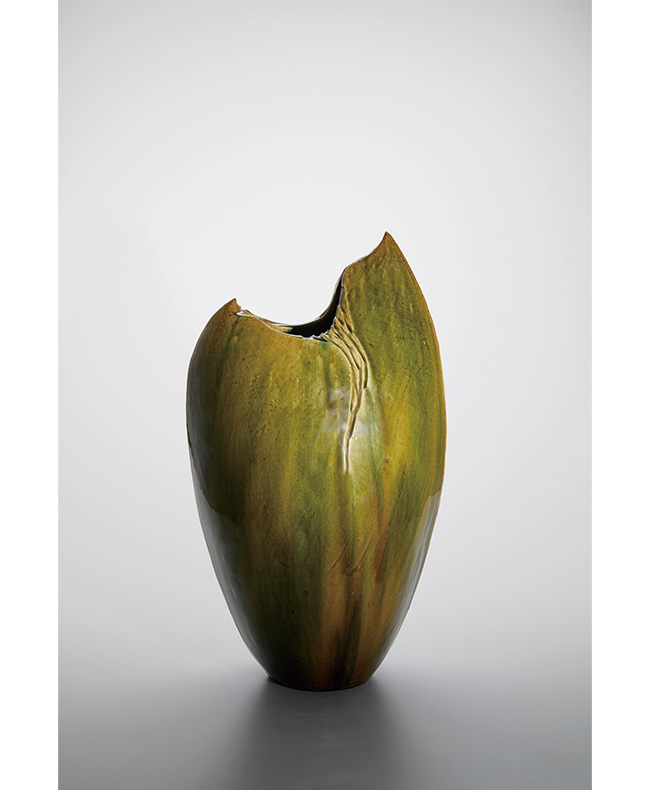 山田洋樹 霞釉 平盃 山田 洋樹 陶展 －志野－ | Artglorieux アールグロリュー