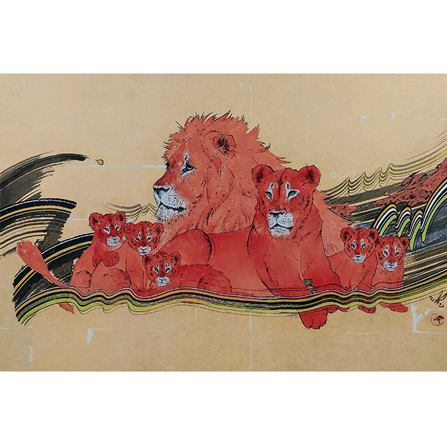 彩(いろどり)の獅子 松村 侑紀展 | Artglorieux アールグロリュー