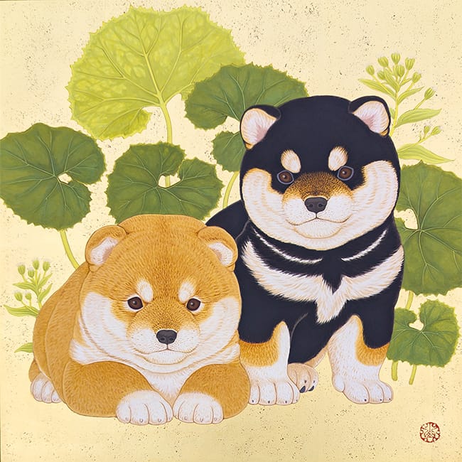 仔犬の庭