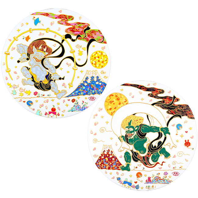 風神図 雷神図