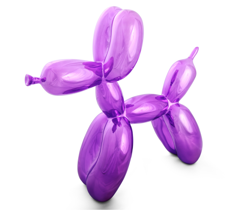 ジェフ・クーンズ「Balloon Dog Purple」