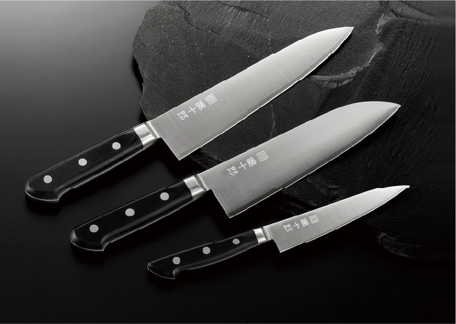 コスミック團十郎 ツバ付鎌型包丁