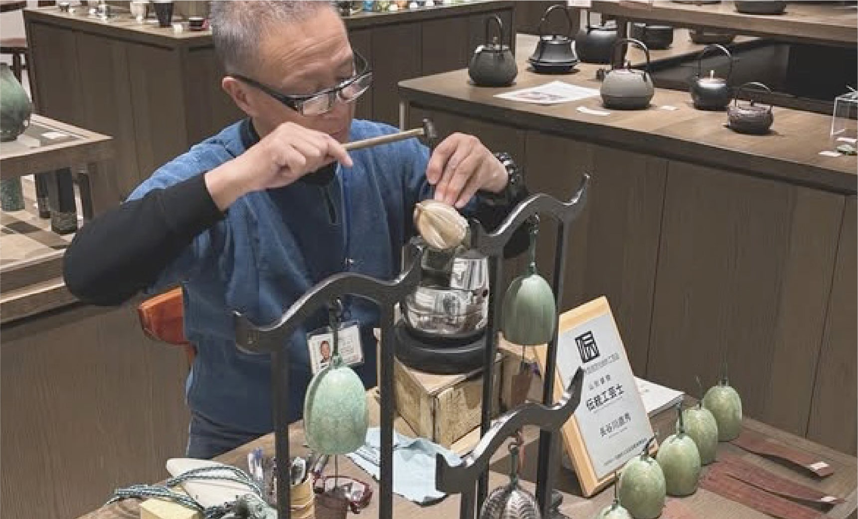山形鋳物の工房「雅山(がせん)」の作品 イメージ