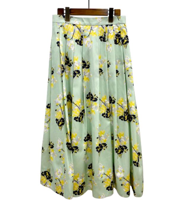 デザインワークス フラワープリントスカート