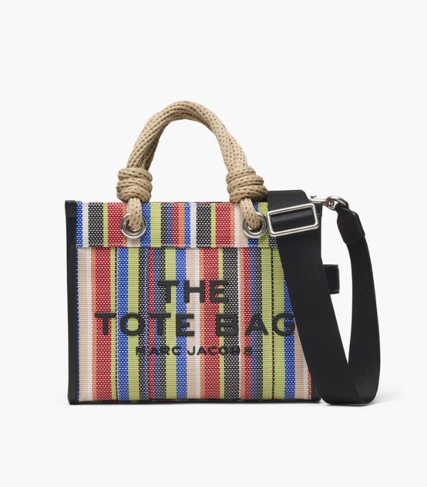 マーク ジェイコブス ザ ストライプ メッシュ トート バッグ スモール