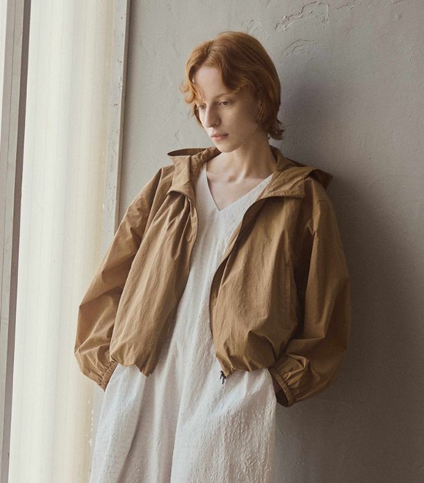 プレインピープル バルーンフーディーブルゾン