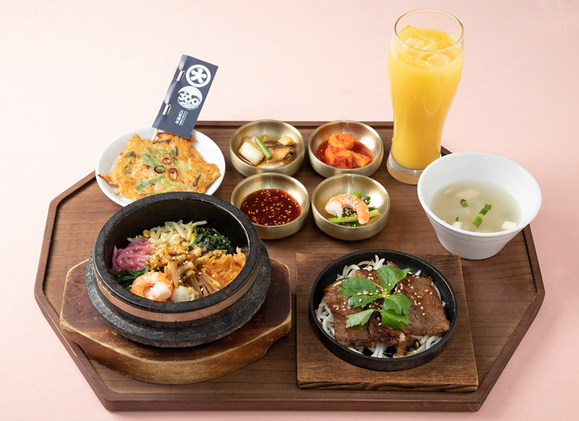 韓国料理 美菜莉「春の贅沢ハーフ＆ハーフ」