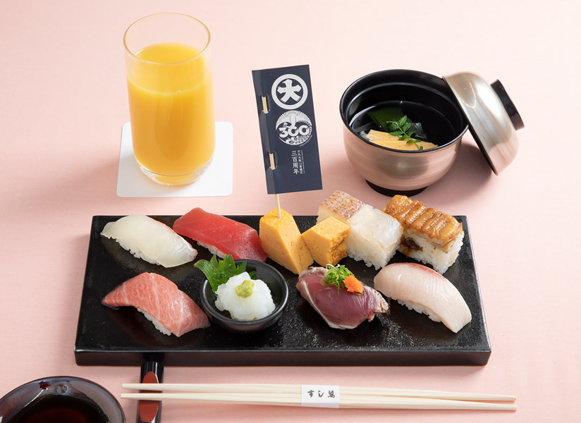 すし萬「春薫るにぎり寿司膳」