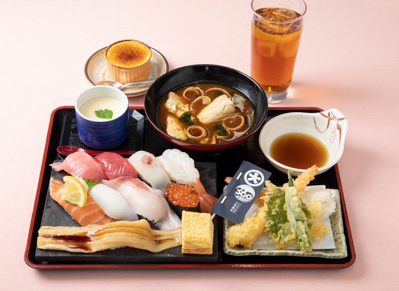 大起水産回転寿司「春の豪華9貫寿司御膳」