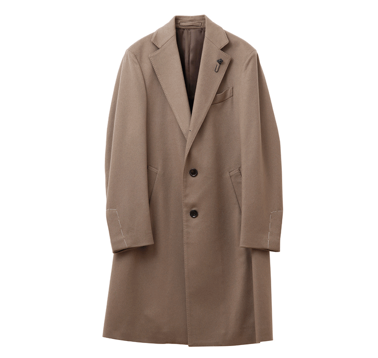 〈LARDINI〉カシミヤ チェスターコート