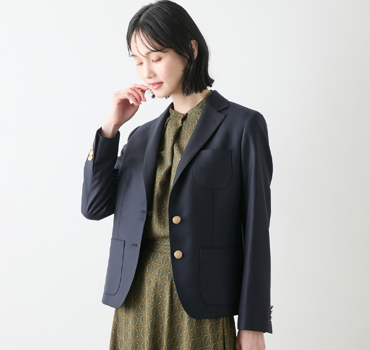 〈ニューヨーカー〉ネイビーブレザー