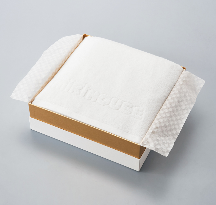 〈ミキハウス〉【ゴールドレーベル】バスタオル