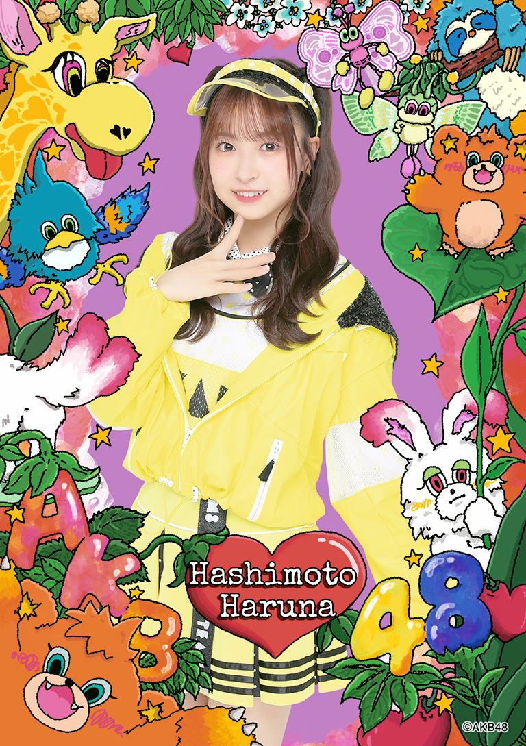 AKB48 大丸 衣装展 ガチャ 衣装生地 シュシュ 白リボン AKB48] The theater costume exhibition was filled with love