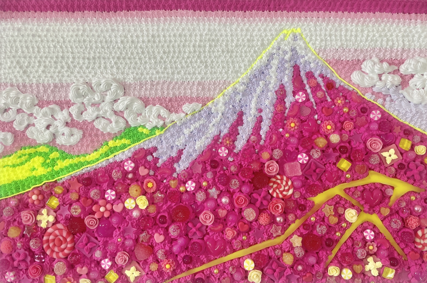 渡辺おさむ「お菓子の桃源郷」の作品画像です。