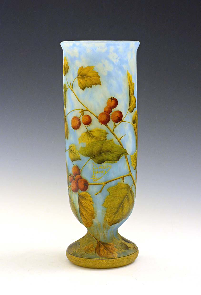 ドーム「スグリ文花器」