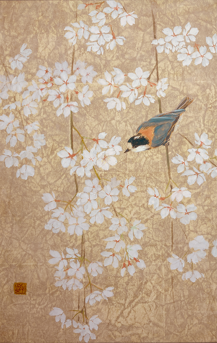 「訪れ ー御所の糸桜ー」