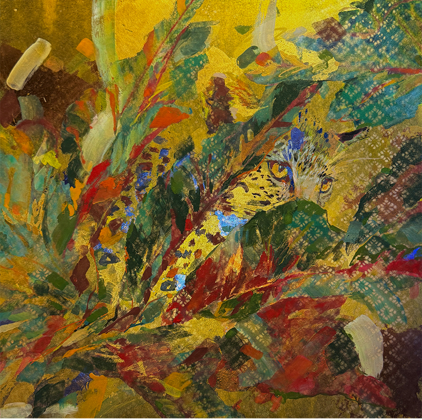 rainforest series , leopard