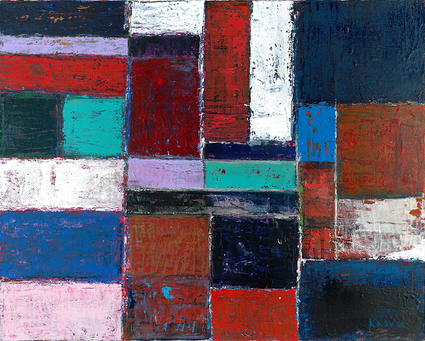 伊賀 敢男留「壁：語りかけてくる色」