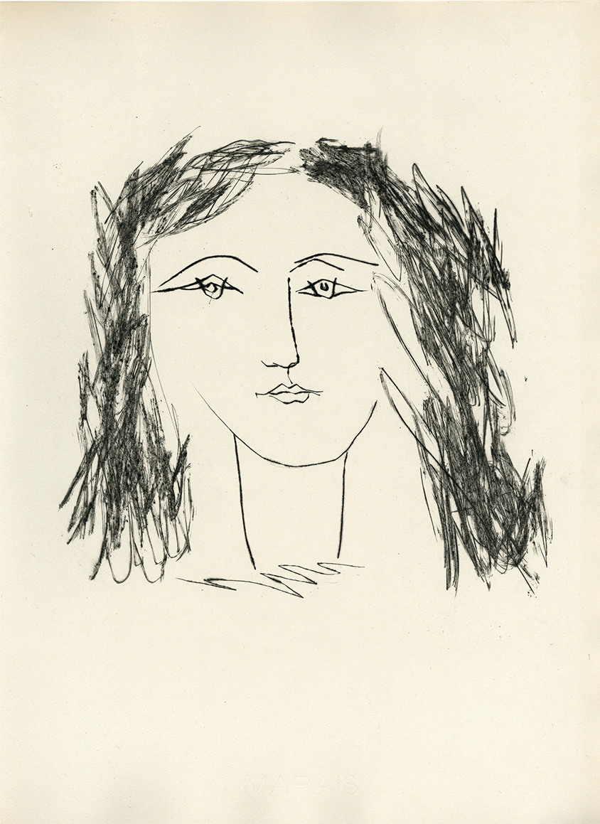 パブロ・ピカソ「踝に傷を負いたる淑女に」