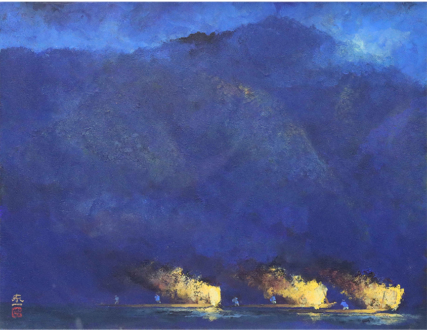 ［夏］加藤 東一「長良川夜情」