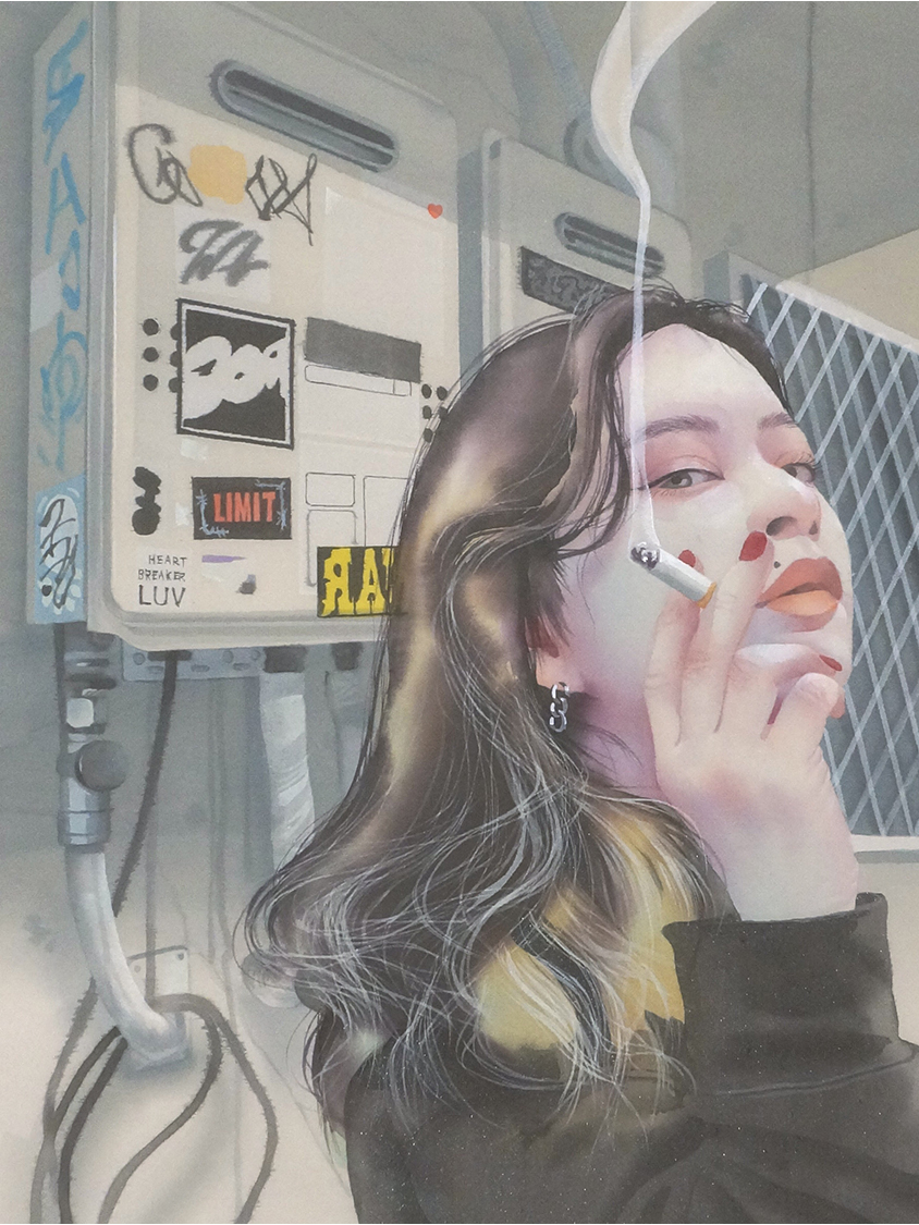 倉田明佳「Back alley」 