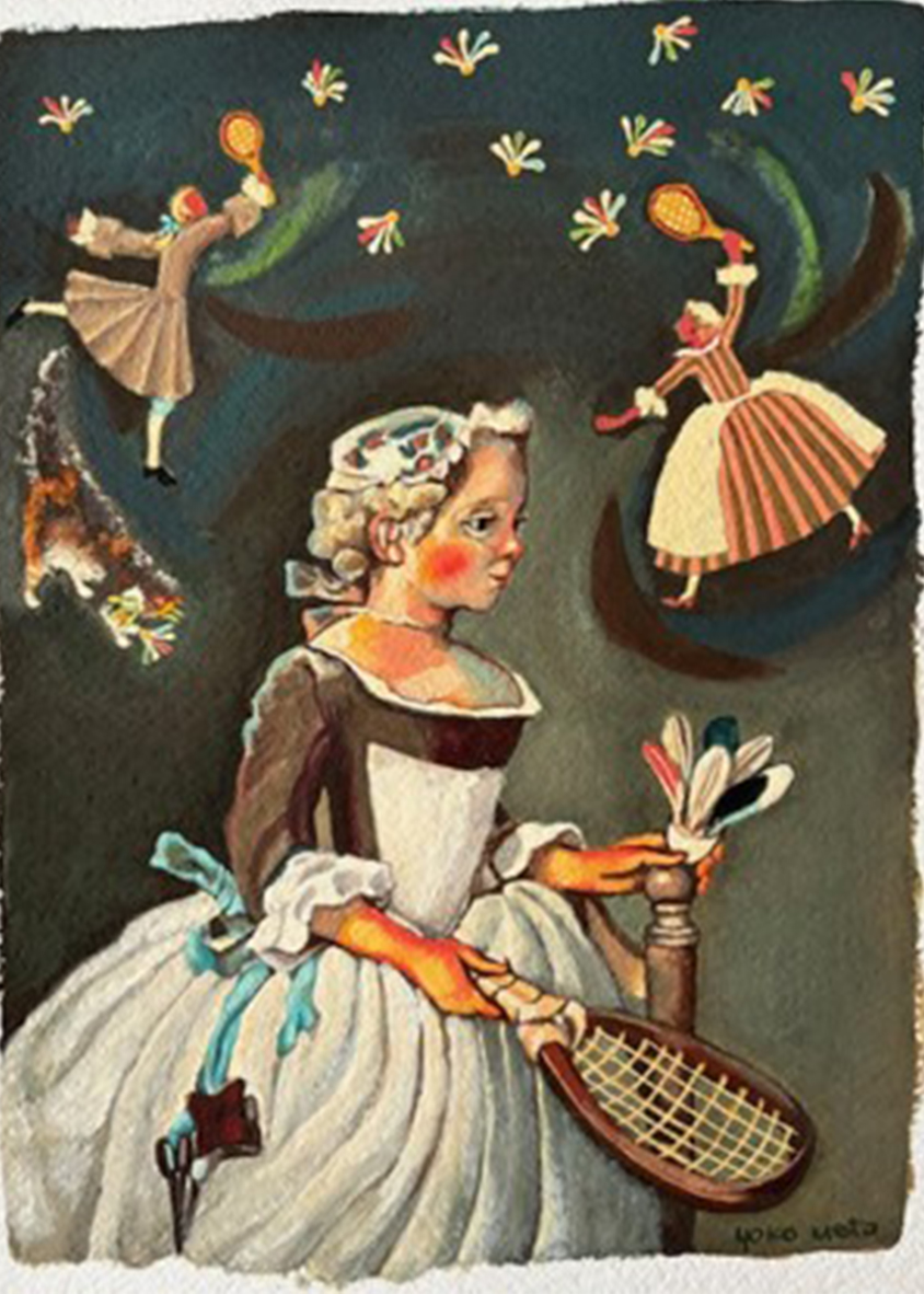 植田洋子「バトミントン」