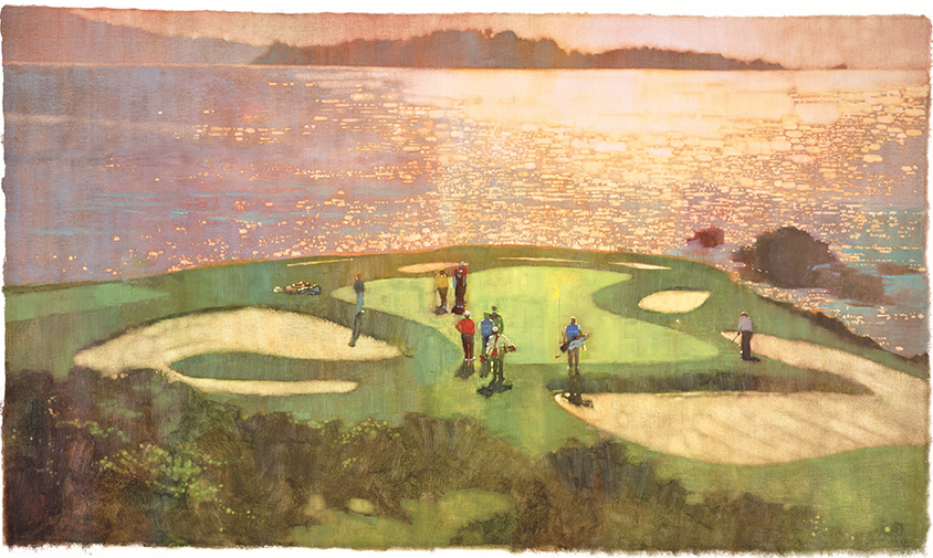 「ペブルビーチ　プロアマ7番ホール」