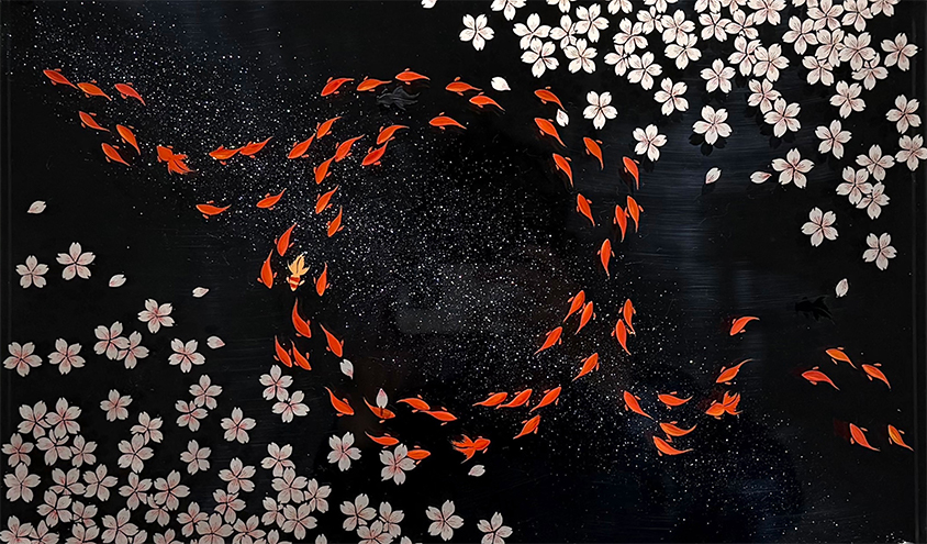 「夜桜」