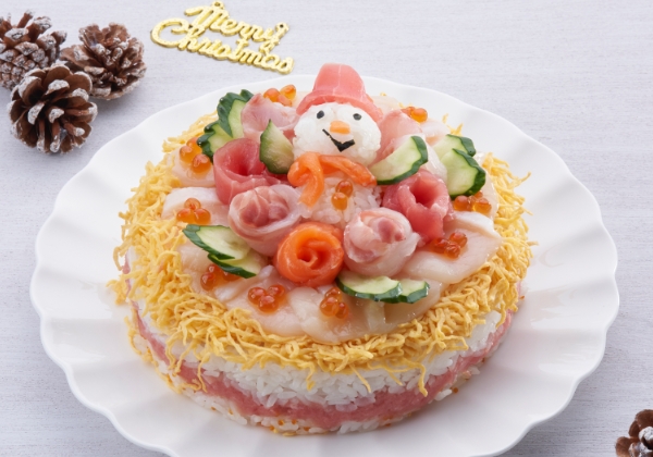 ＜ 中島水産 ＞ケーキ鮨(雪だるま）