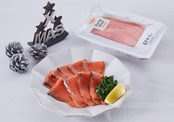 ＜ 築地丸都 ＞王子サーモンパーティスライス