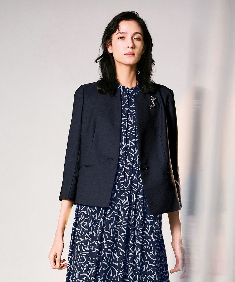 〈トランスワーク〉FLAXASAオックスストレッチジャケット